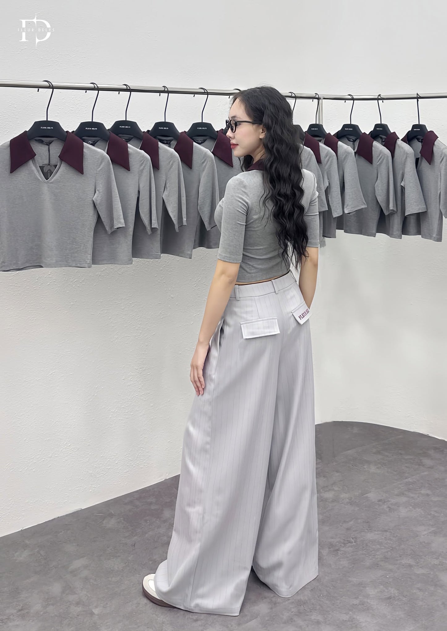 Quần Ly Túi Trước - Xám -(QA150)