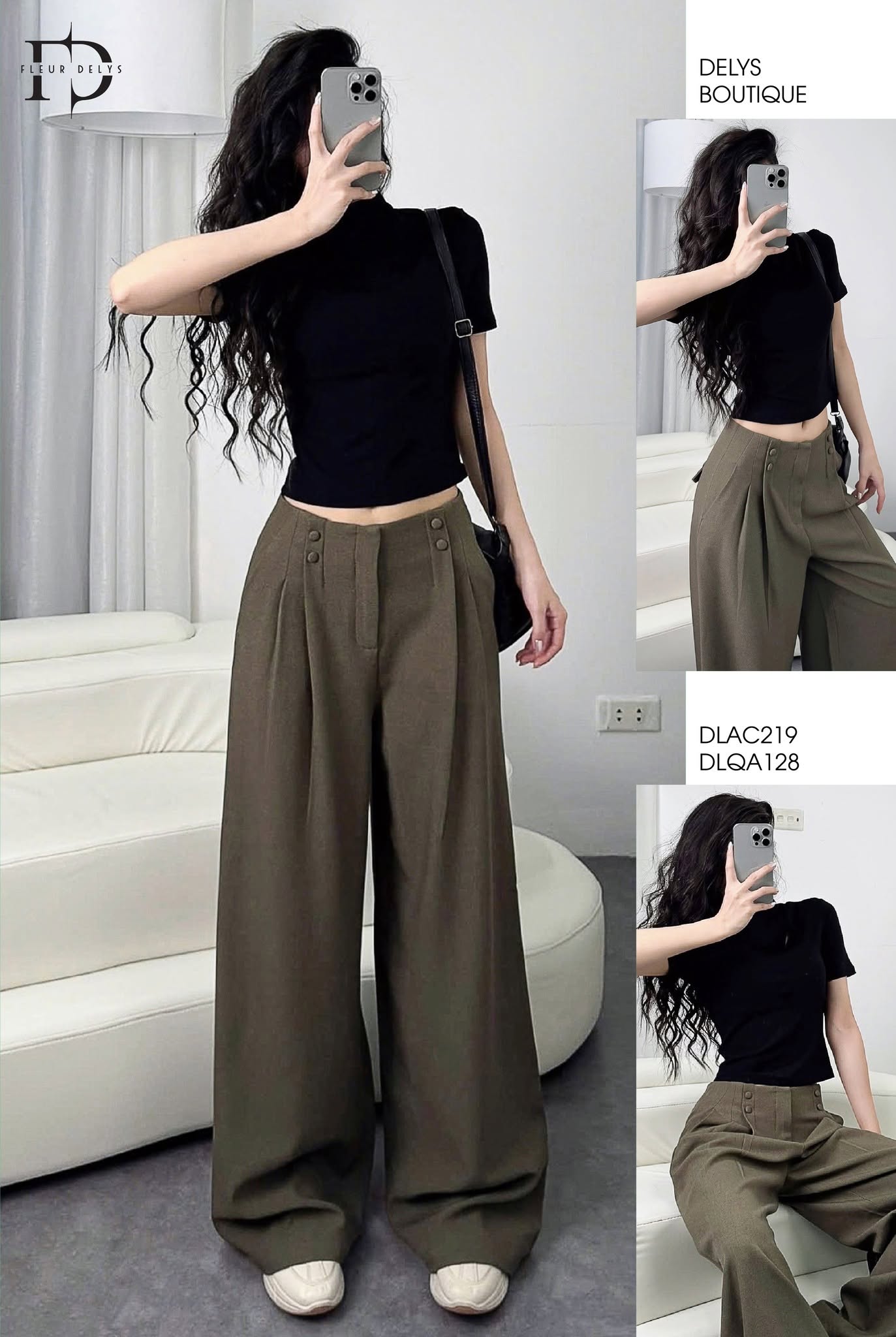 Áo Croptop Xẻ Ngực Đen ( AC219 )