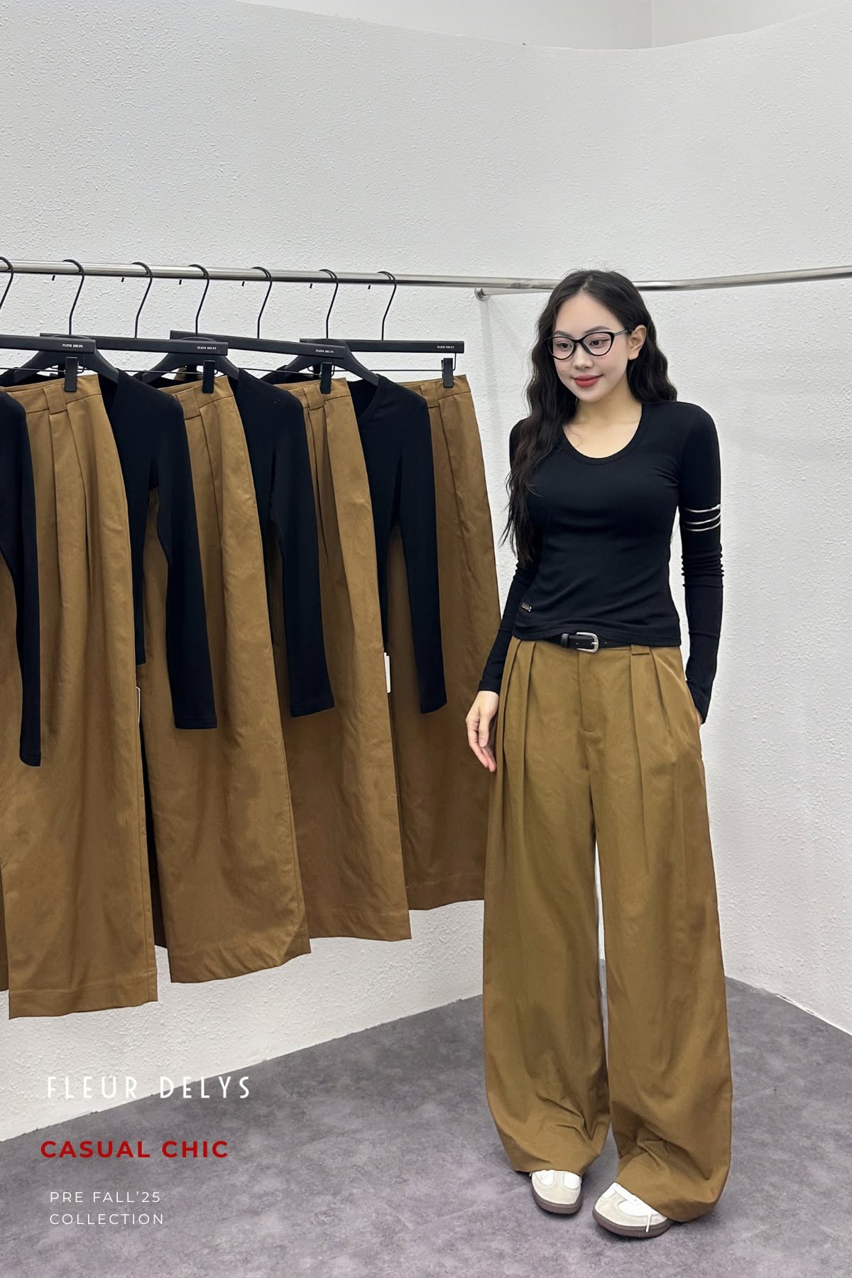 Quần Kaki 2 Ly Chéo - Nâu (QA174)