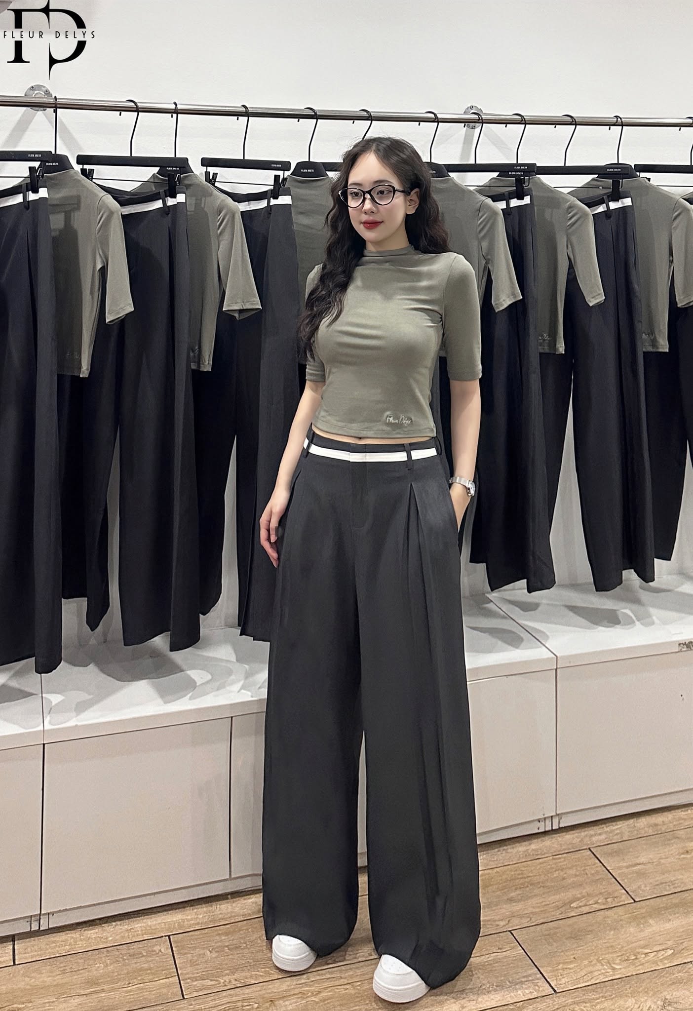 Áo Cổ Leo Tay Cộc Lỡ ( AC186)