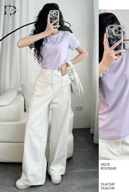 Áo Suông Basic Cổ Tròn ( AC247 )