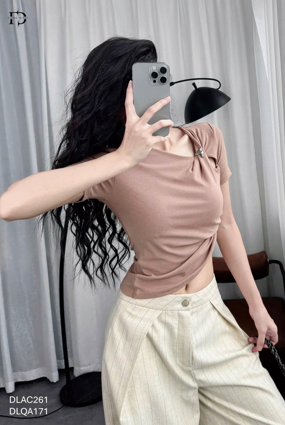 Quần Kẻ Sọc Phối Ly Chéo ( QA171 )