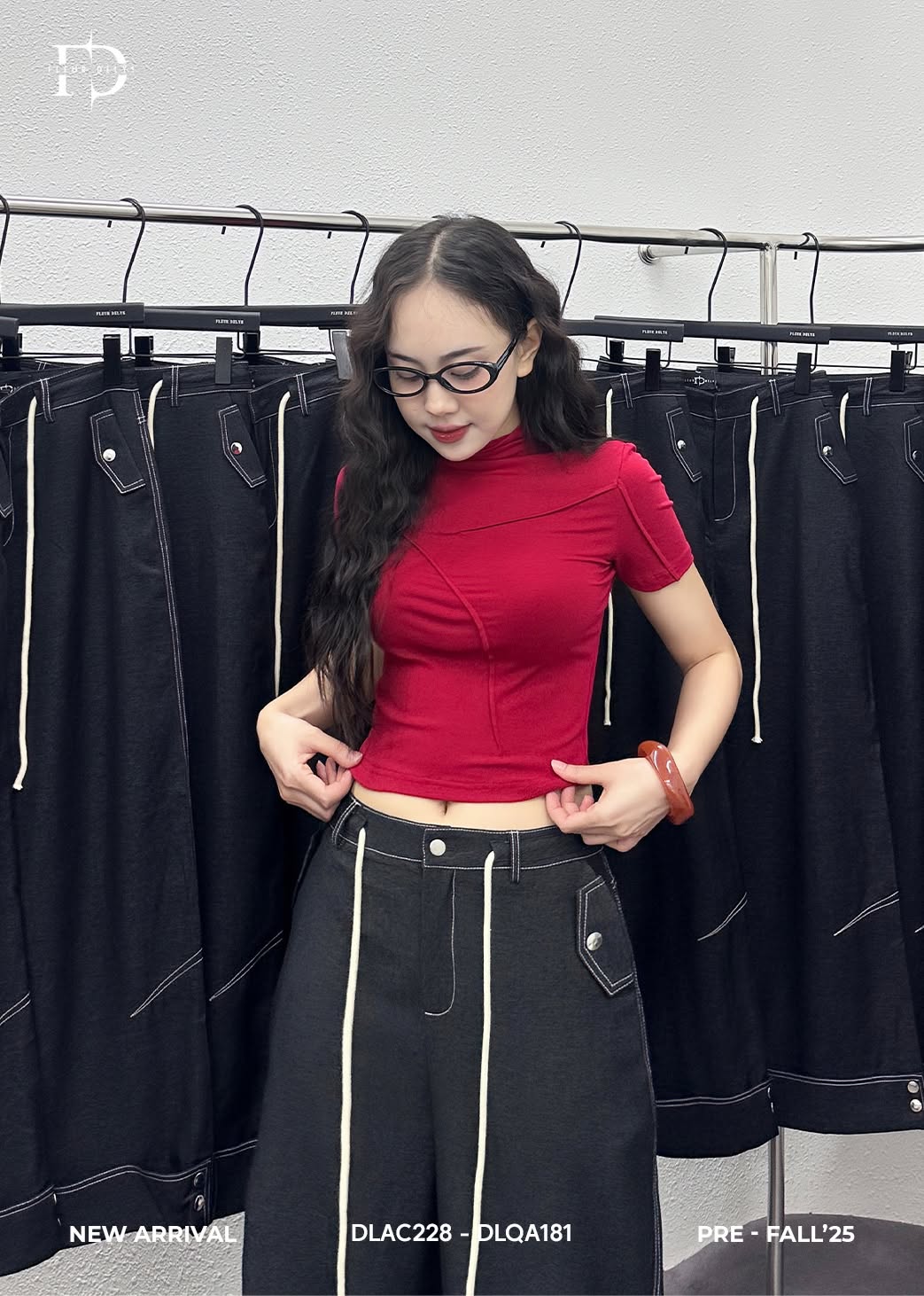 Áo Croptop Phối Gân ( AC228 )