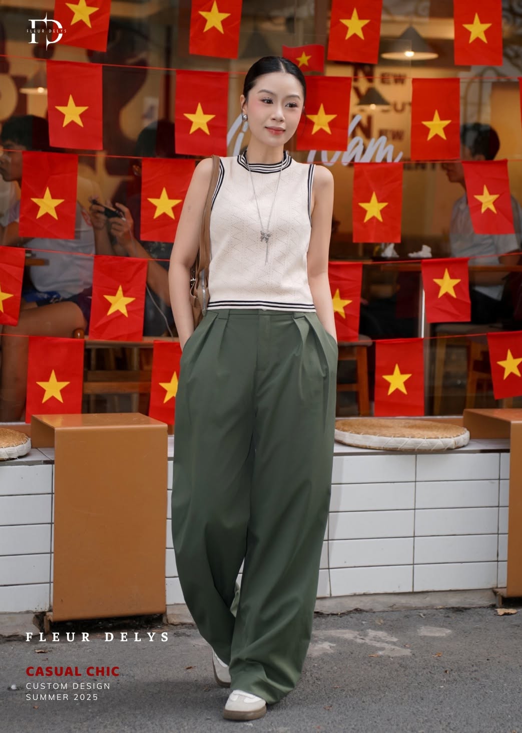 Quần Kaki 2 Ly Chéo - Xanh đậm -(DLQA174)