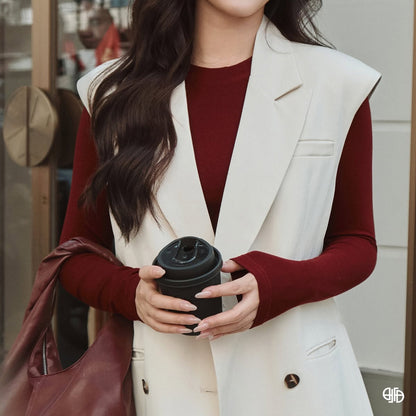 Set Tex Xương Cá Blazer - Be -(DL25TBO194)