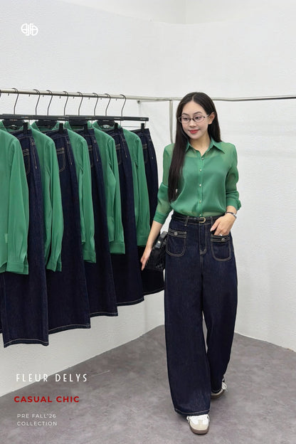 Áo Sơ Mi Tơ Suông Basic ( SM021)