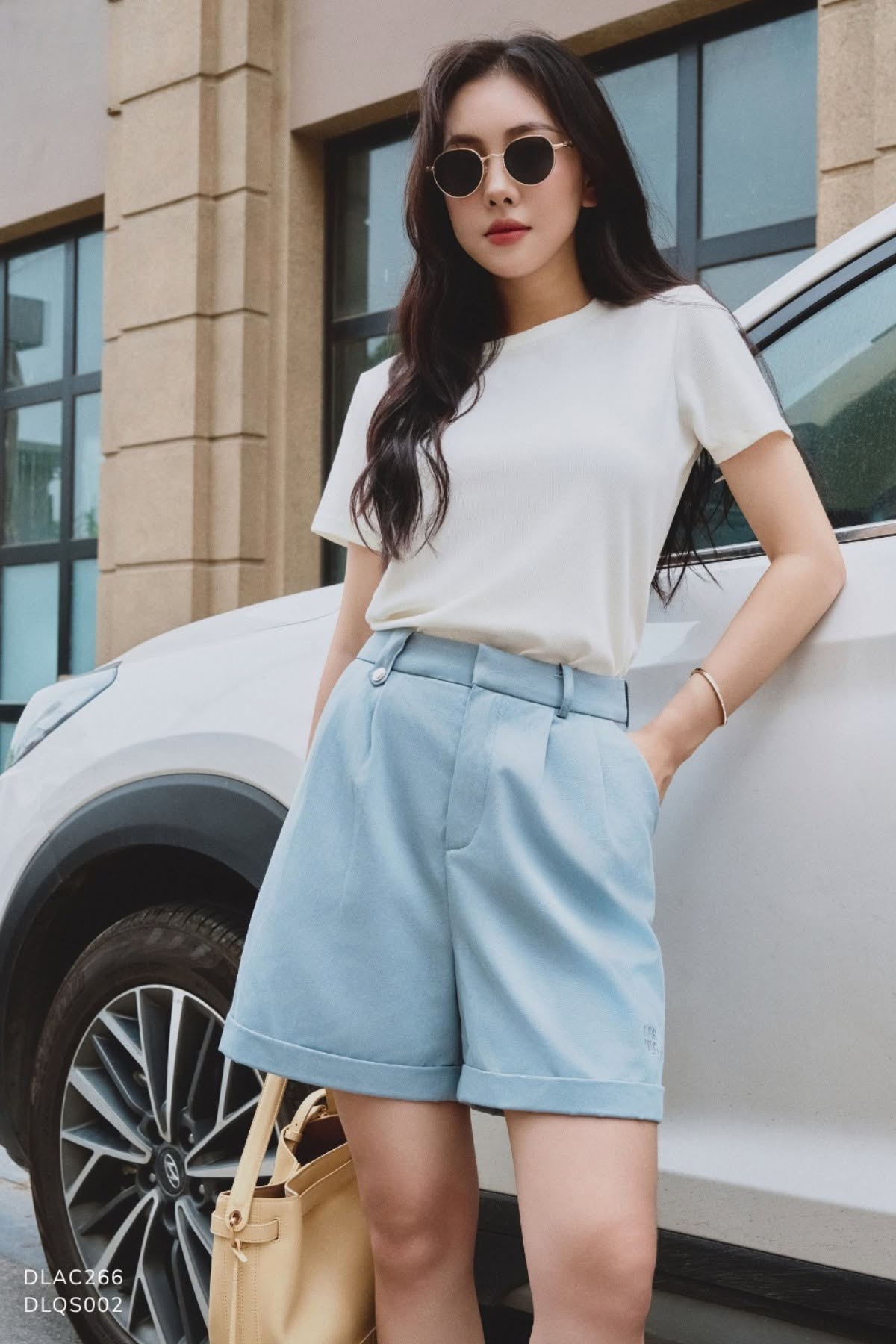 Quần Sooc Kaki - Xanh nhạt - DLQS002