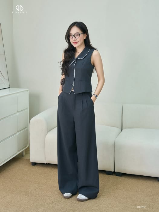 Set Gile Cổ Lệch - Ghi chì -(BO206)