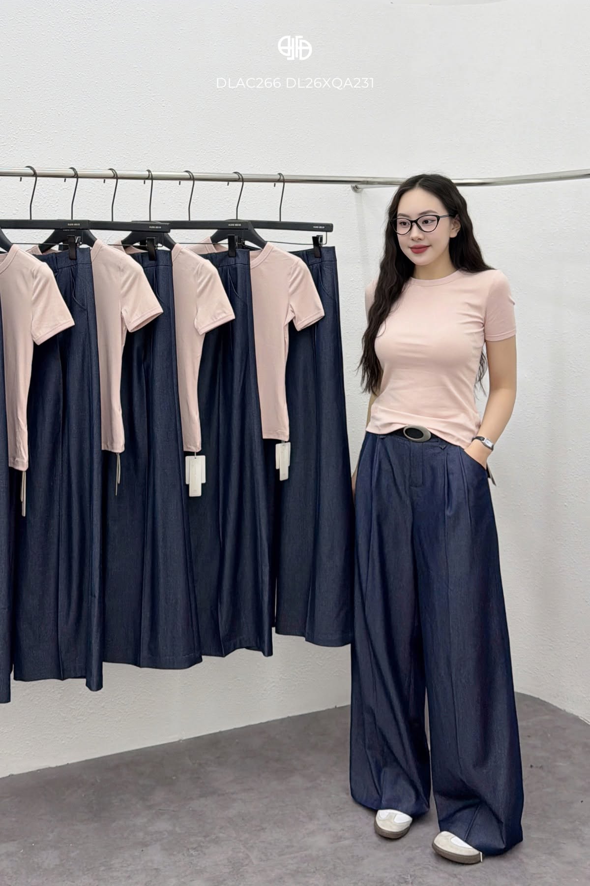 Áo Thun Zip Cổ Tròn - Hồng ( AC266)