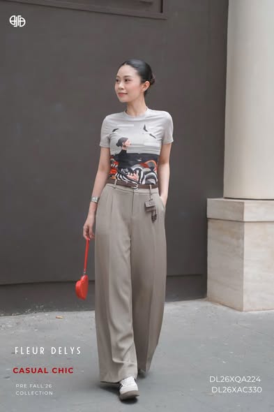 Quần 2 Ly Kèm Dây Lưng - Nâu (QA224)