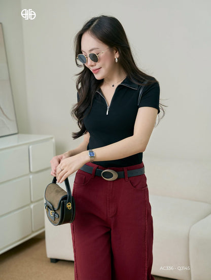 Quần Jean Rua Dọc Thân Trước (QJ145)