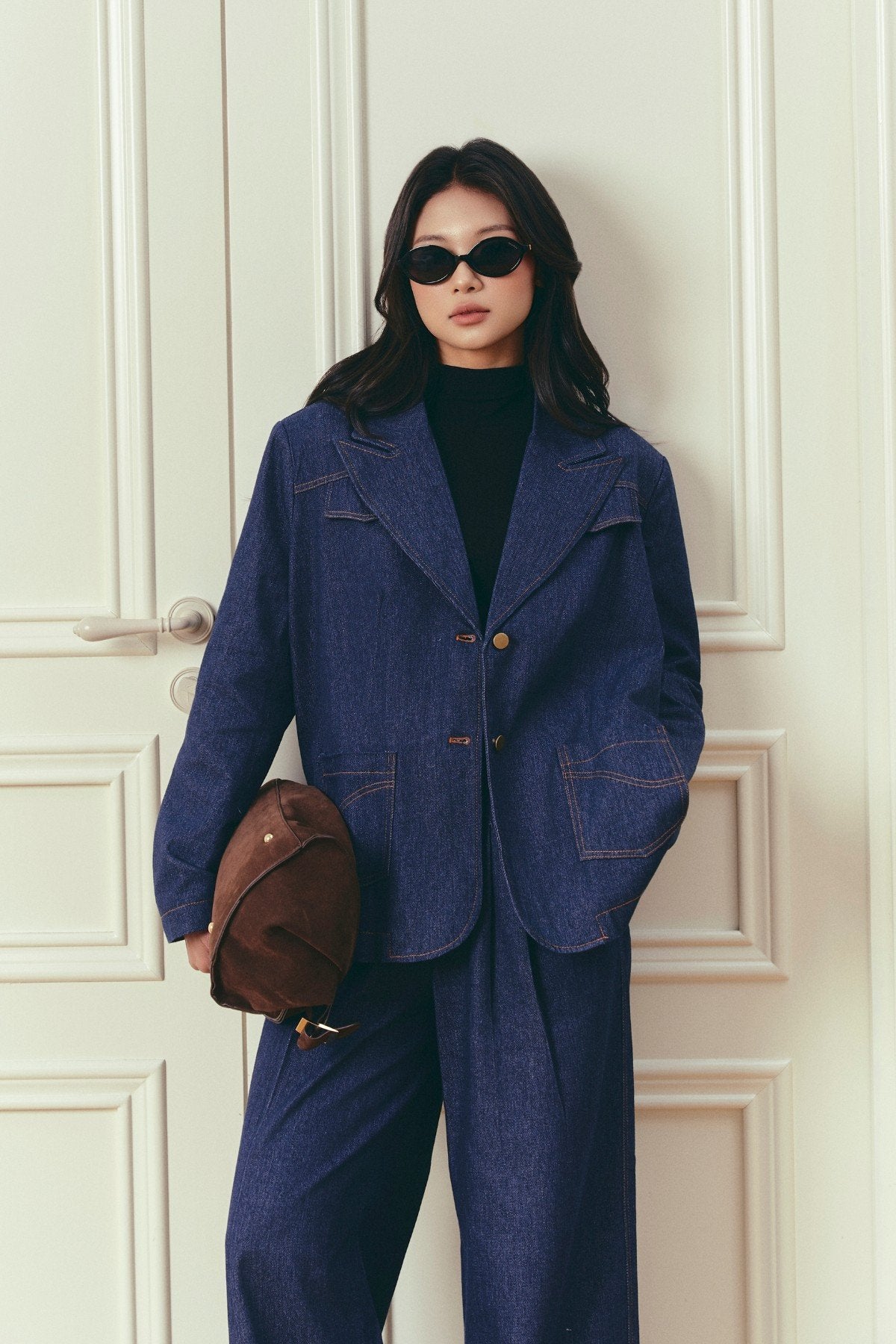 Set Bò Blazer - Xanh -(BO136)