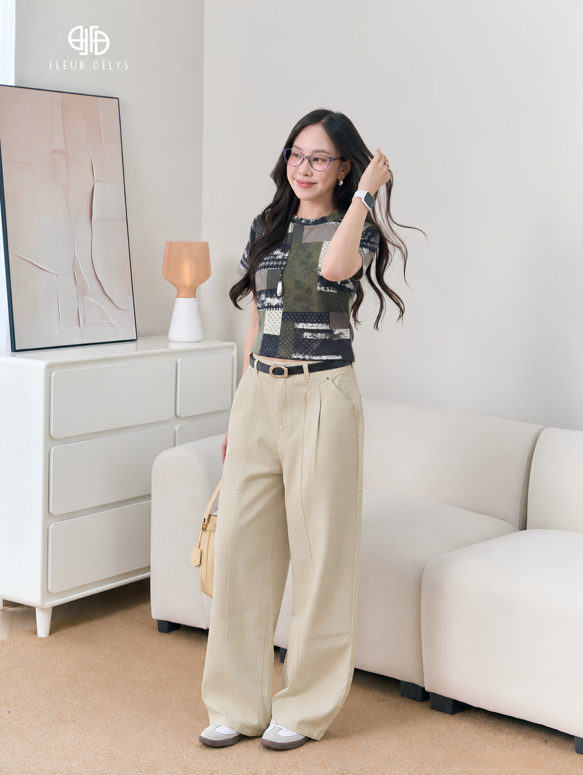 Áo Lưới Họa Tiết Thổ Cẩm (AC353+QJ143)