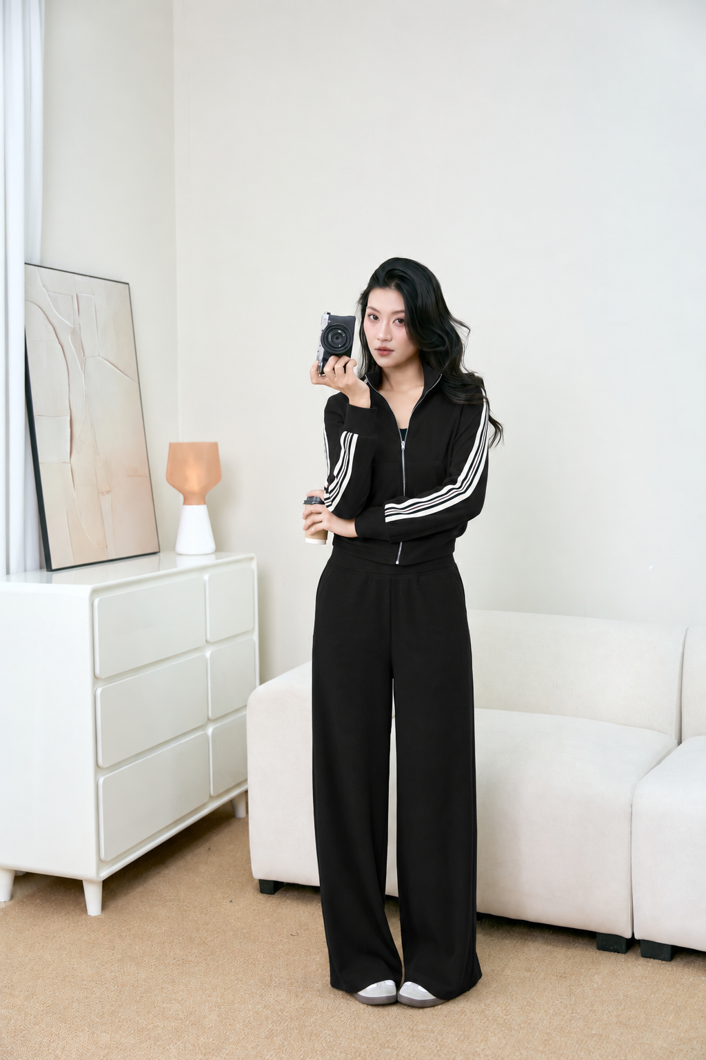 Set Bộ Nỉ Len Ốp Dây Dệt ( BO222)