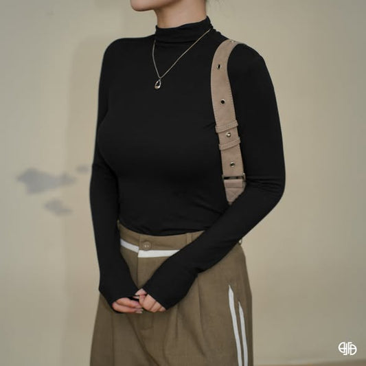 Áo Zip Basic Cổ Leo - (TAC305)