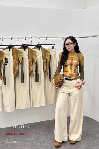 Áo Thun Nguyệt Cầm - Nâu - (TAC327)