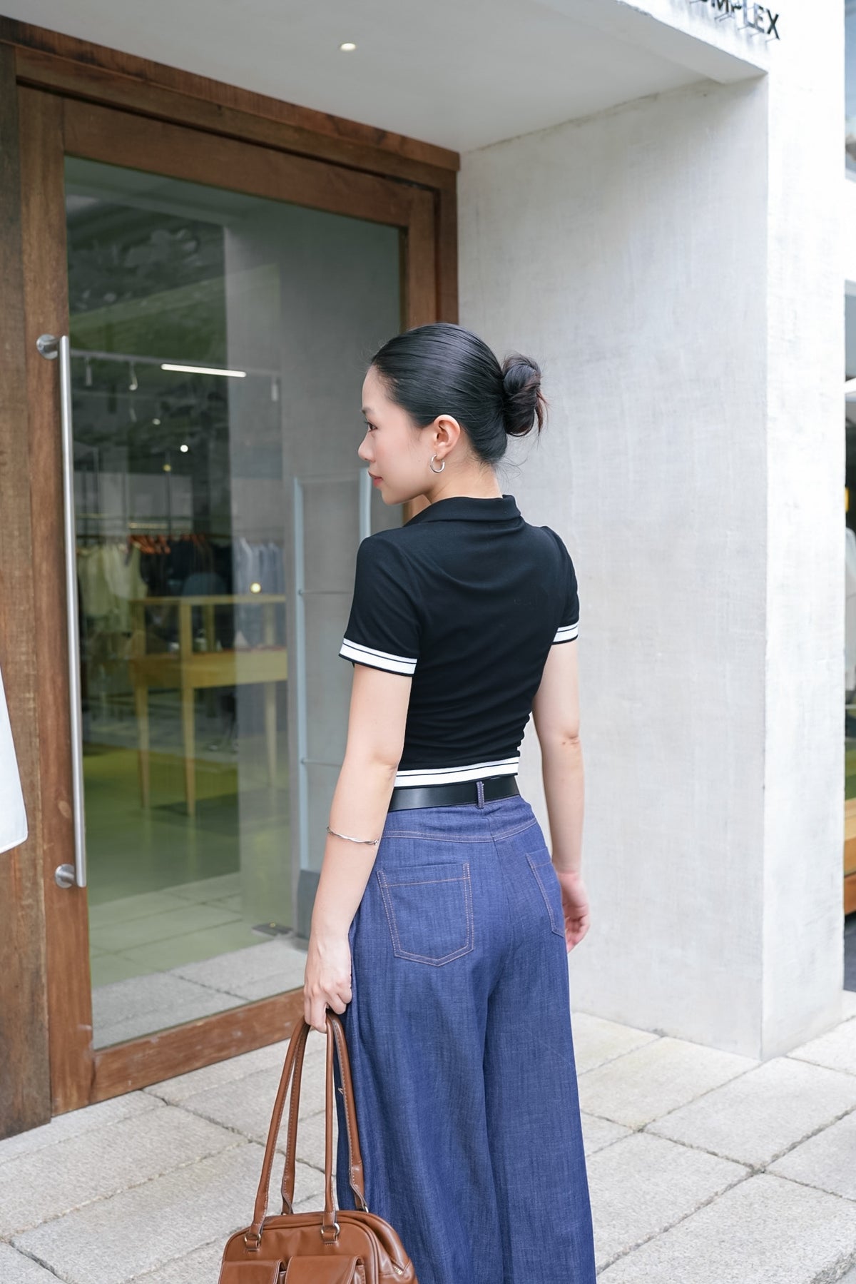 Áo Thun Polo Phối Bo Kẻ (PL004+QA242)