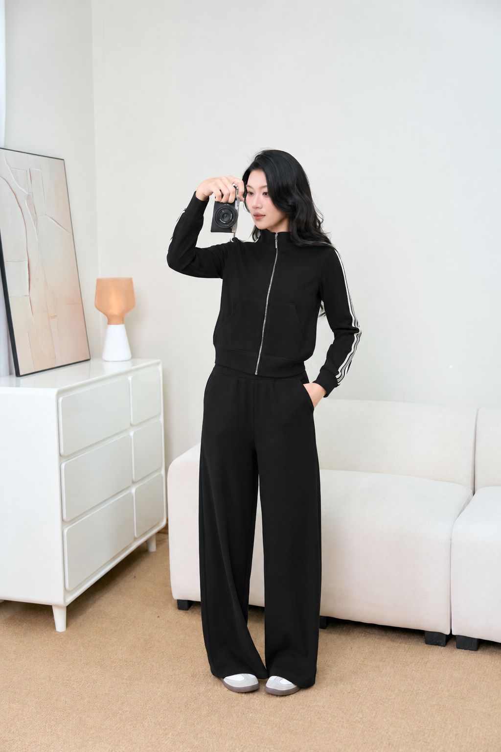 Set Bộ Nỉ Len Ốp Dây Dệt ( BO222)