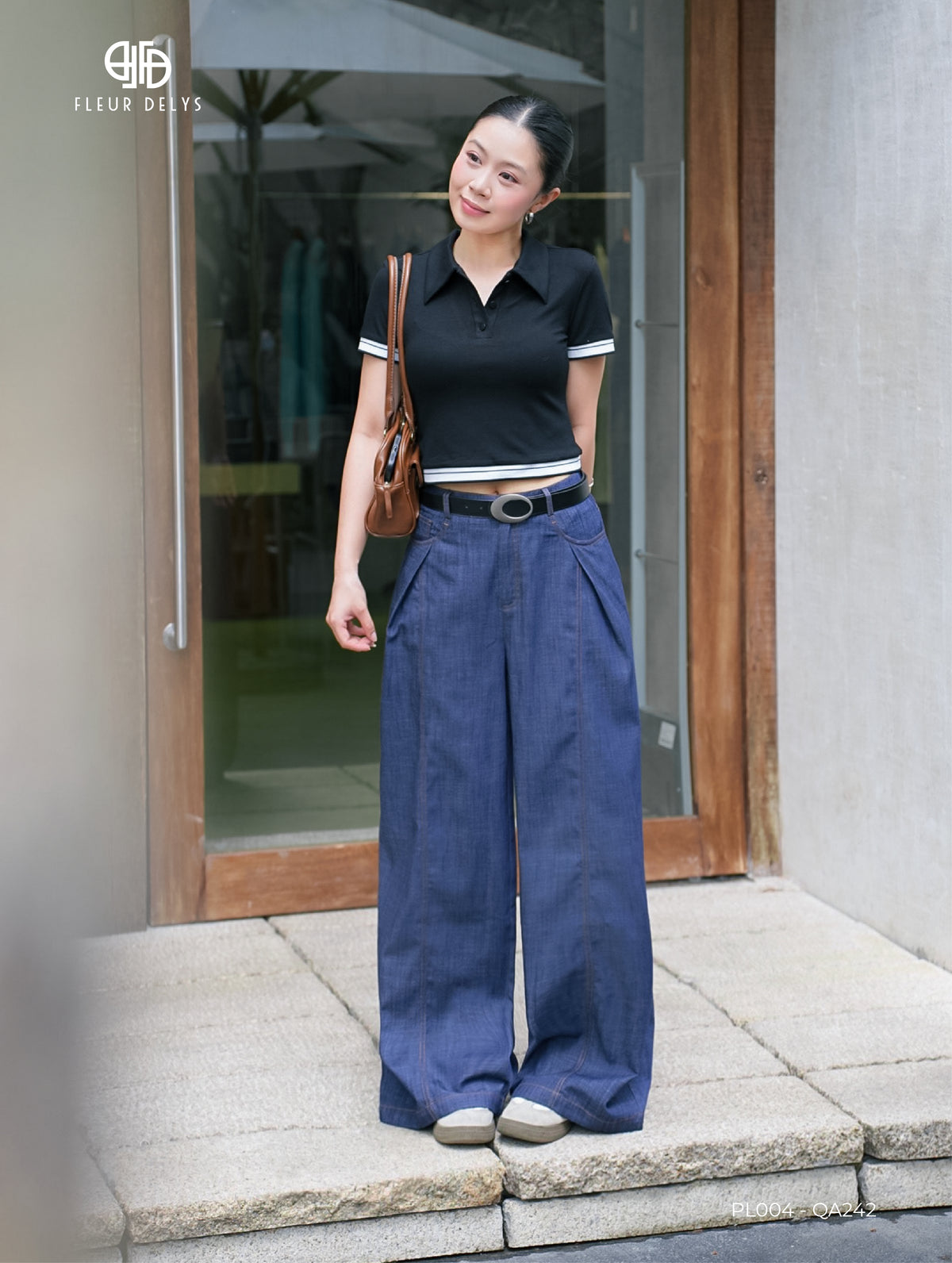 Áo Thun Polo Phối Bo Kẻ (PL004+QA242)