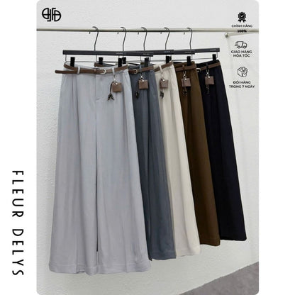 Quần 2 Ly Kèm Dây Lưng - Fleur Delys