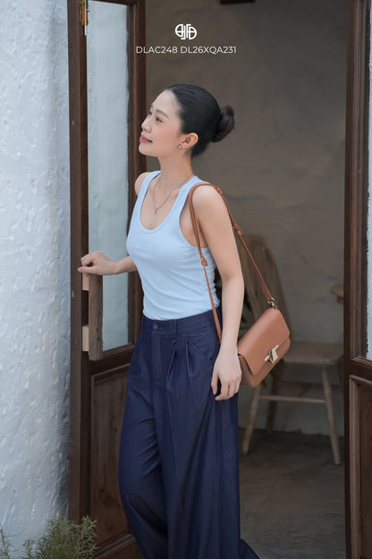 Quần Bò Lụa Blue - Fleur Delys