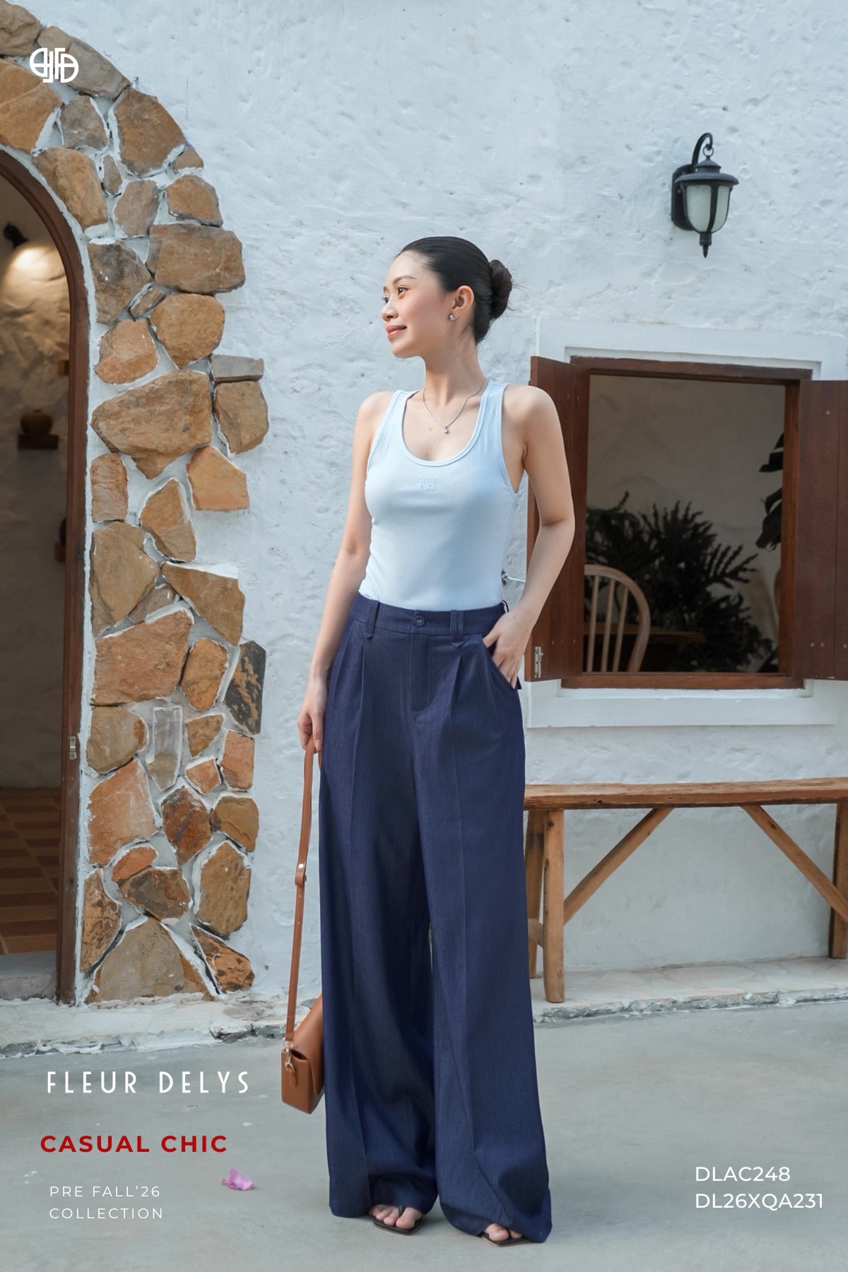 Quần Bò Lụa Blue - Fleur Delys