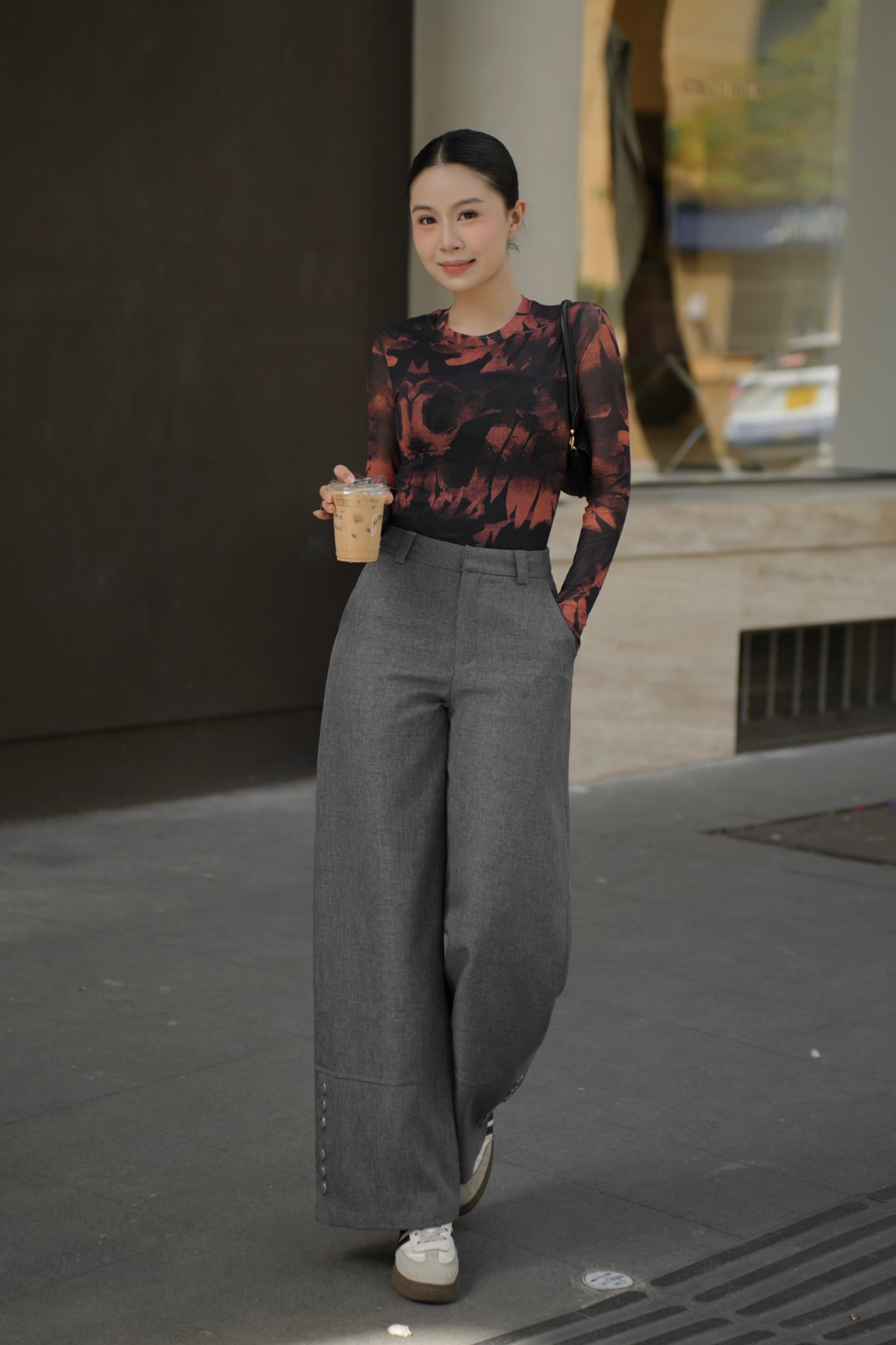 Quần Cúc Bấm Gấu - Fleur Delys