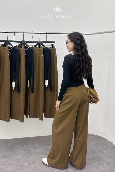 Quần Dạ Tex Cúc Bọc - Fleur Delys