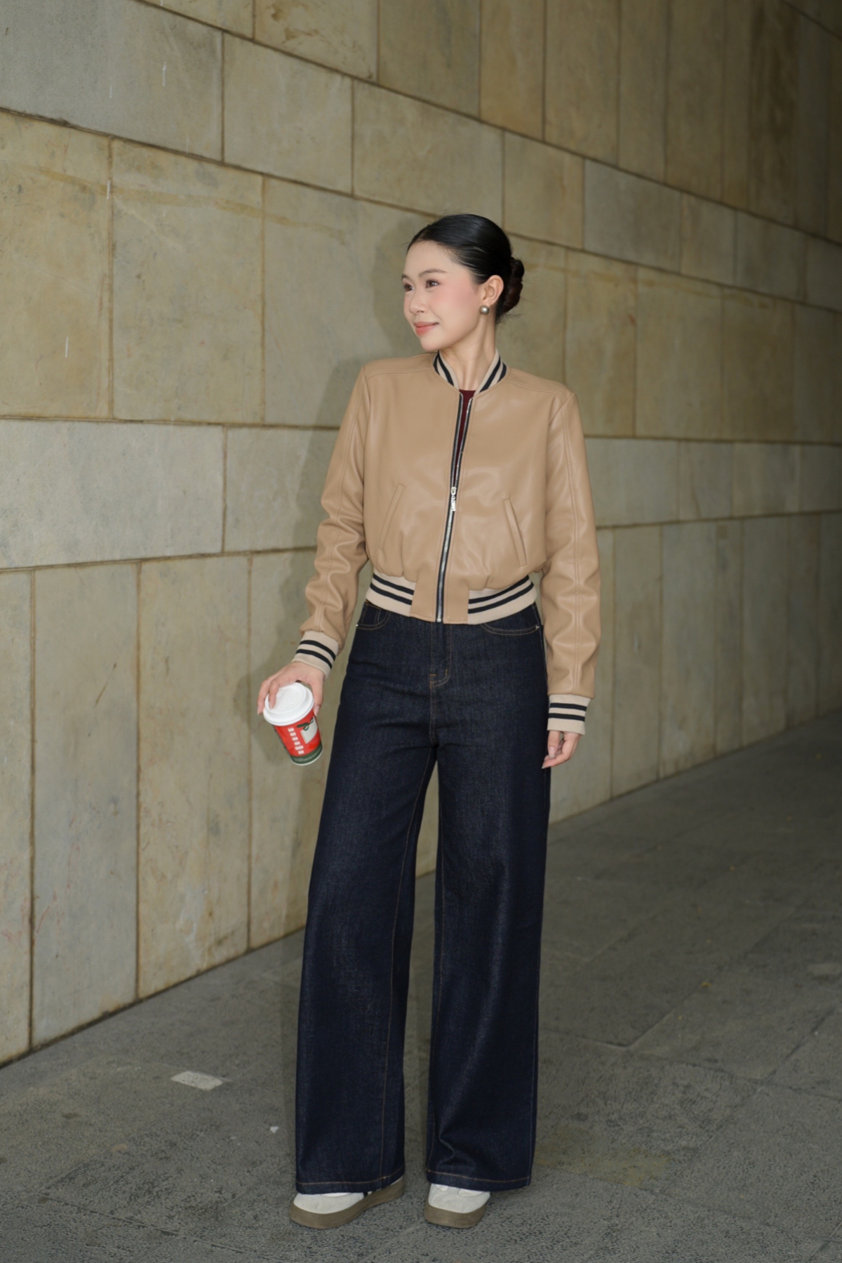 Quần Jeans Suông Dáng Basic - Fleur Delys
