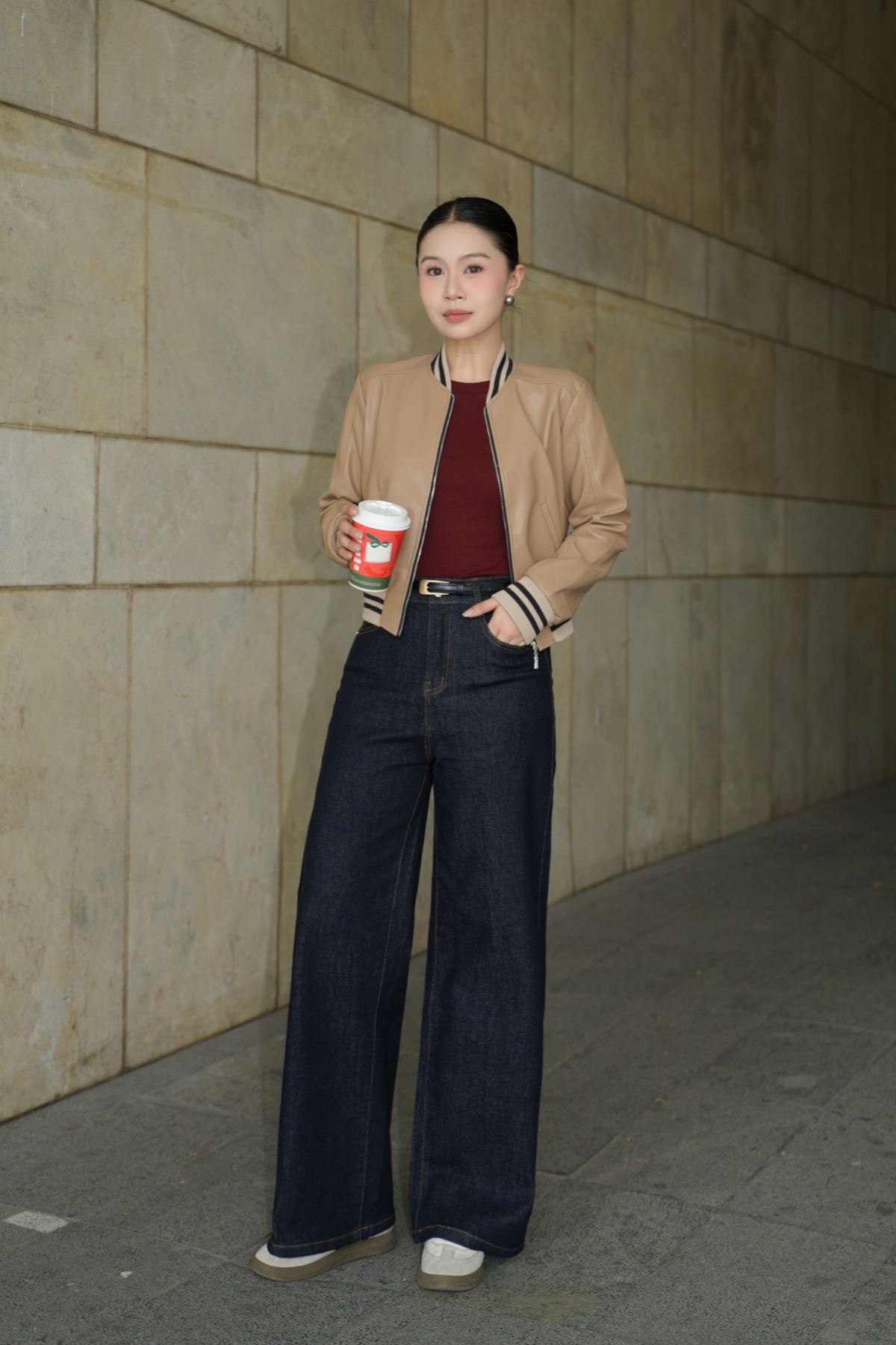 Quần Jeans Suông Dáng Basic - Fleur Delys