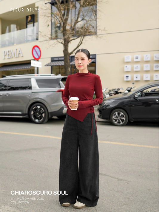 Quần Nhung Tăm Kèm Đinh Tán - Fleur Delys