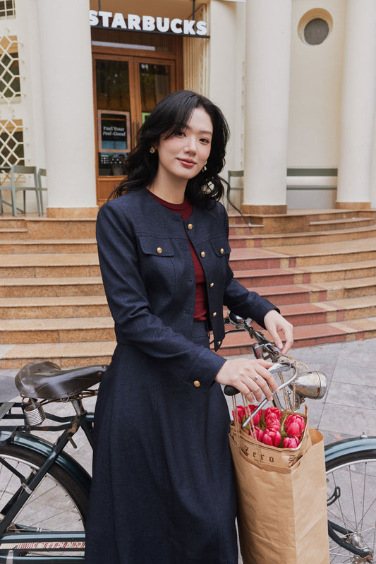Set Bò Rayon Dáng Công Sở - Fleur Delys