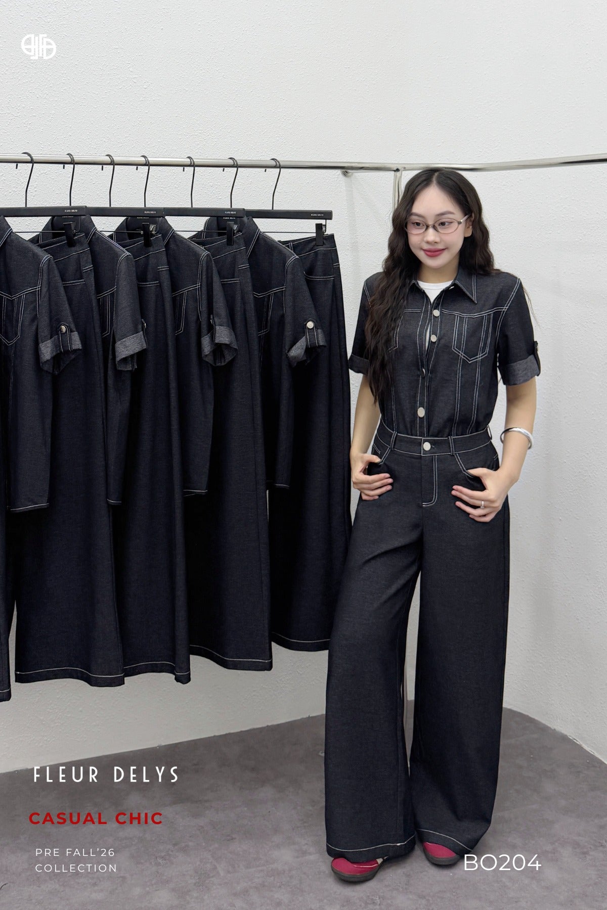 Set Denim Chần Chỉ - Fleur Delys