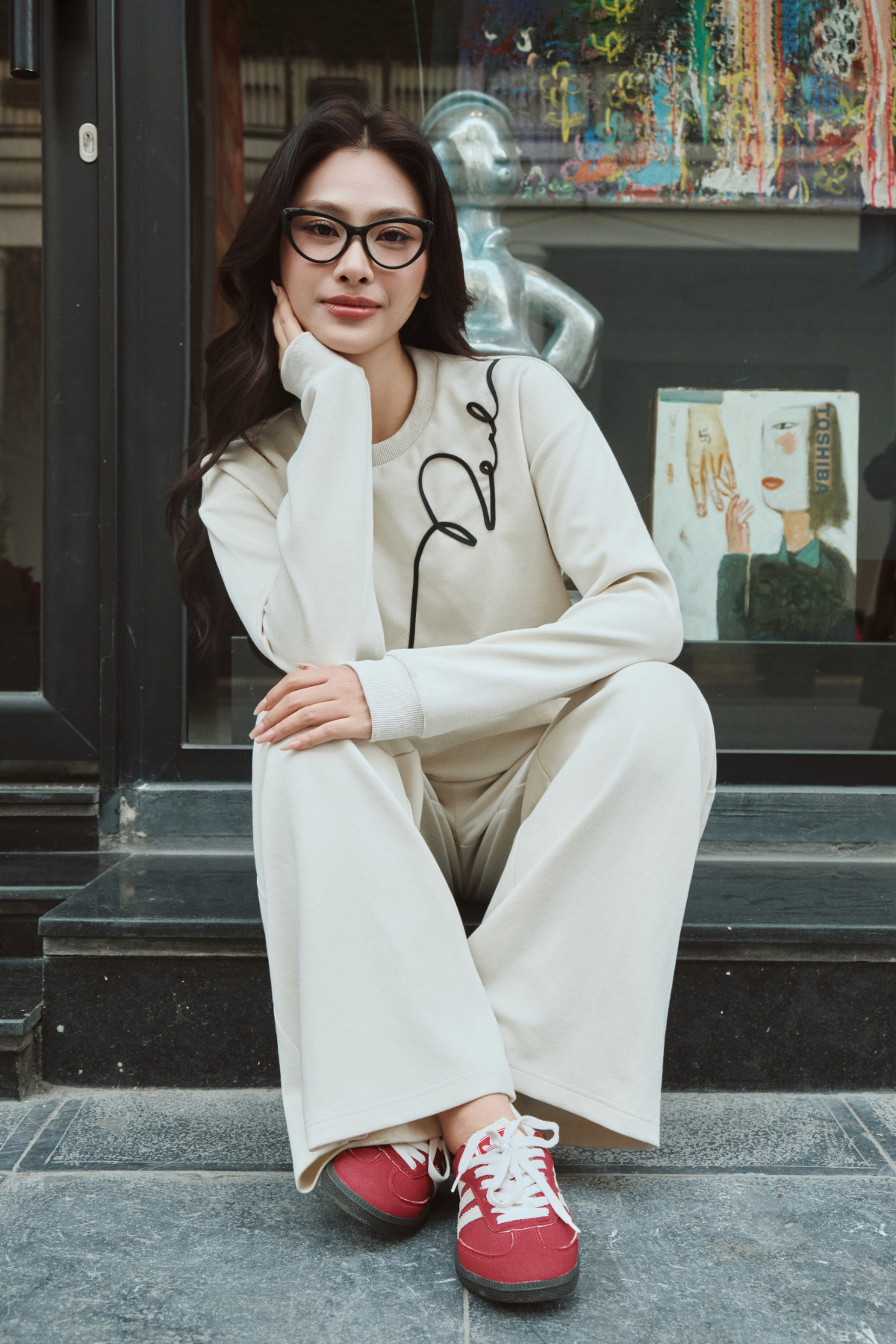Set Nỉ Phối Dây Dệt - Fleur Delys