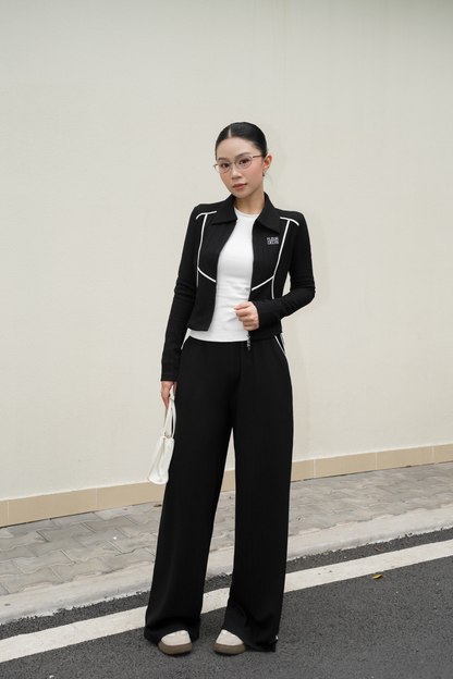 Set Thun Gân Viền Trắng - Đen- (DL25TBO190)