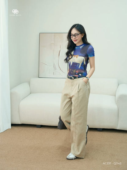 Áo Lưới In Họa Tiết