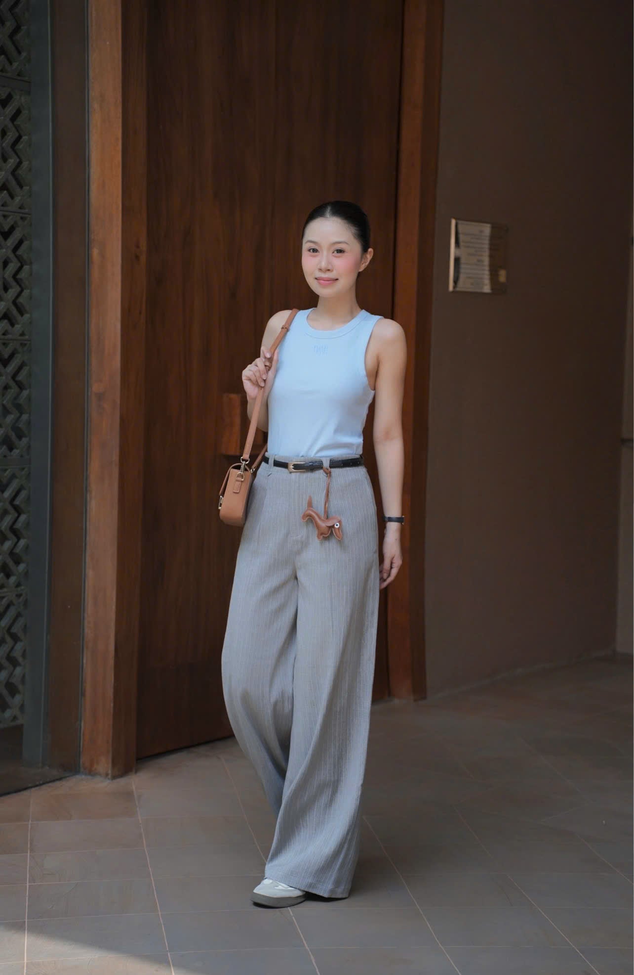 Quần Cạp Liền Tuytsy Đũi Sọc (QA204)