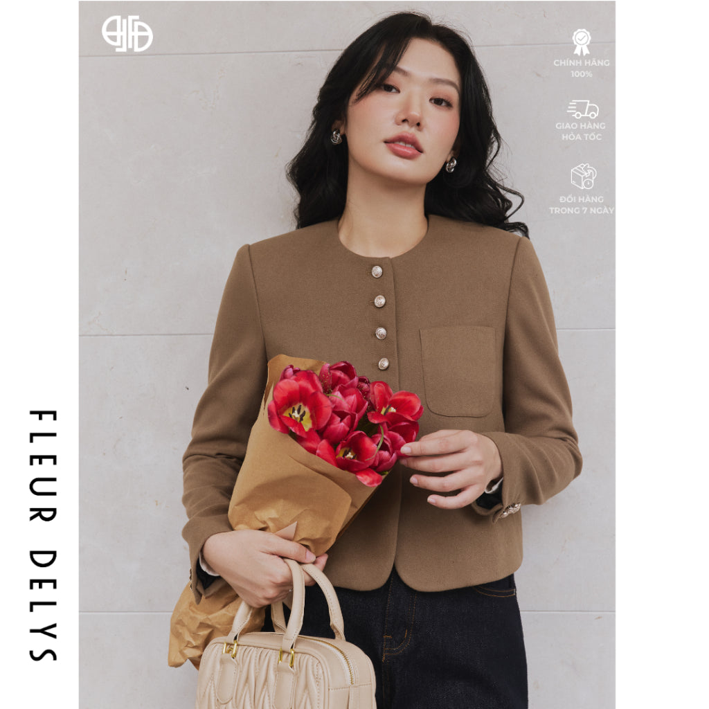 Áo Dạ Tay Vest - Fleur Delys