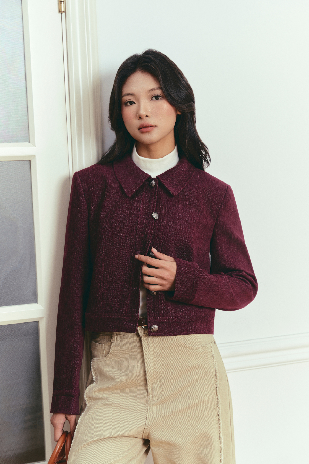 Áo Khoác Nhung Cao Cấp - Fleur Delys