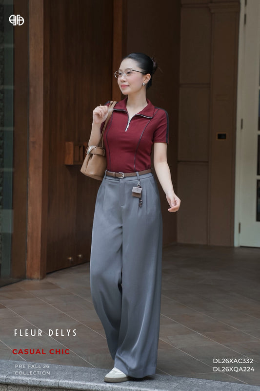 Áo Polo Cẩm Hồng - Fleur Delys