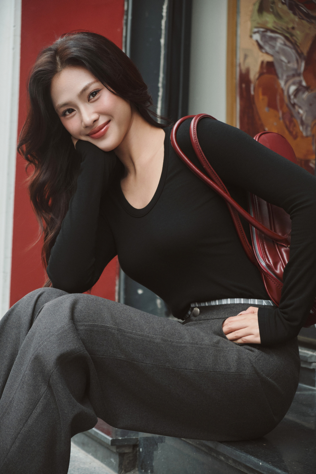 Áo Zip Lông Dày Cổ Trứng - Fleur Delys