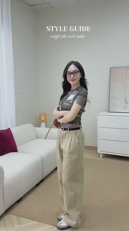 Áo Lưới Họa Tiết Thổ Cẩm (AC353+QJ143)
