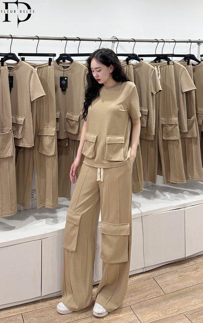 Set Cộc Tay Túi Hộp - Nâu Be -(BO76)