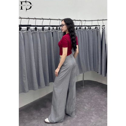 Quần Cạp Liền Thêu Hoa (QA179)